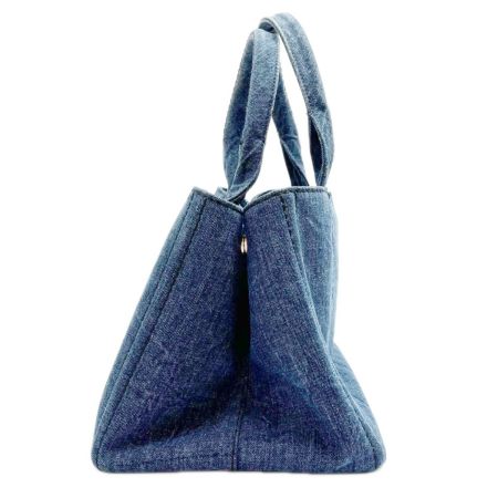  PRADA プラダ トートバッグ ハンドバッグ カナパ レディース 158 ネイビー/デニム