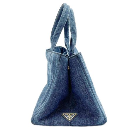  PRADA プラダ トートバッグ ハンドバッグ カナパ レディース 158 ネイビー/デニム