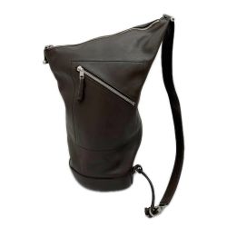 ◆◆ LOEWE ロエベ ボディーバッグ アントン レザー ポーチ付 キズ・スレ有  ブラウン Cランク