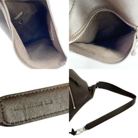  LOEWE ロエベ ボディーバッグ アントン レザー ポーチ付 キズ・スレ有  ブラウン