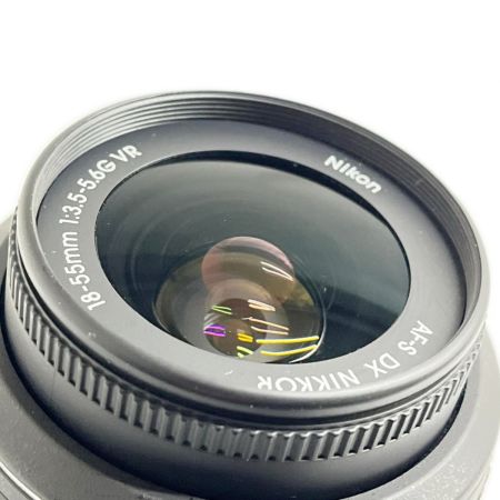  Nikon ニコン デジタルカメラ ダブルズームキット レンズ・充電器・取説付 D3100 ブラック