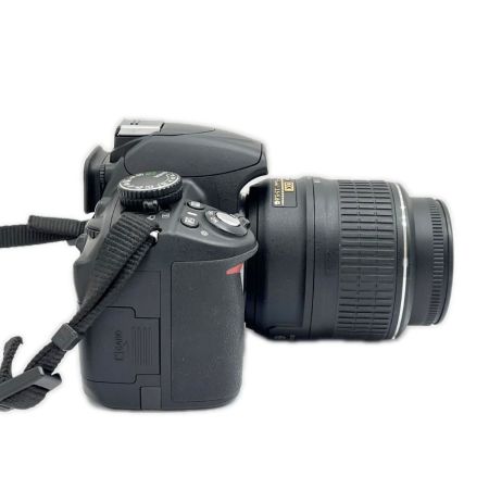  Nikon ニコン デジタルカメラ ダブルズームキット レンズ・充電器・取説付 D3100 ブラック