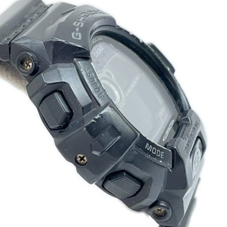  CASIO カシオ 腕時計 電波ソーラー G-SHOCK 本体のみ ラバー ブラック ベルトダメージ有 GW-8900A