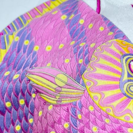  Salvatore Ferragamo サルヴァトーレフェラガモ Tシャツ ピンクサンゴ レディース ホワイト