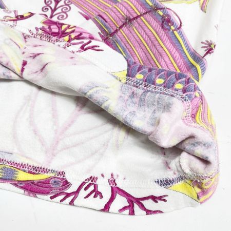  Salvatore Ferragamo サルヴァトーレフェラガモ Tシャツ ピンクサンゴ レディース ホワイト