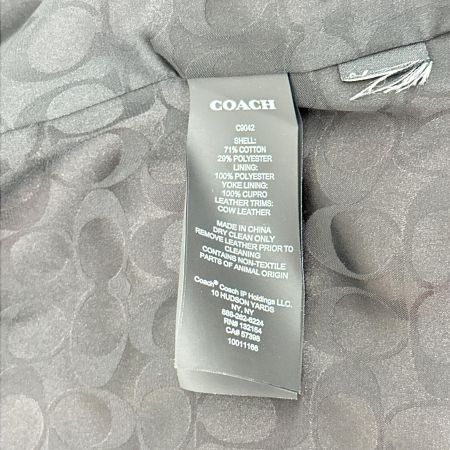 COACH コーチ トレンチコート アウター 秋物 レディース  オレンジ