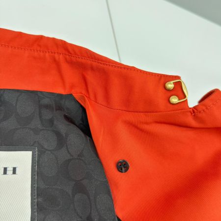 COACH コーチ トレンチコート アウター 秋物 レディース  オレンジ