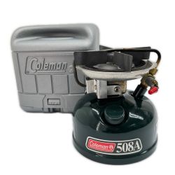◆◆ Coleman コールマン ガソリンシングルバーナー2001年３月製造 508A グリーン系 Bランク