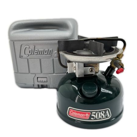  Coleman コールマン ガソリンシングルバーナー2001年３月製造 508A グリーン系