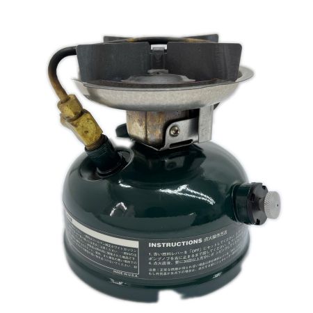  Coleman コールマン ガソリンシングルバーナー2001年３月製造 508A グリーン系