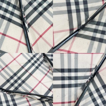  BURBERRY バーバリー 折り畳み傘 チェック柄 ファッション小物 服飾雑貨 ベージュ
