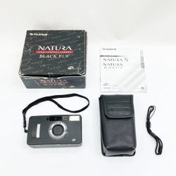 ◆◆ NATURA FUJIFILM フジフイルム ナチュラ フィルムカメラ ケース・箱付 4010311 BLACK F1.9 Bランク