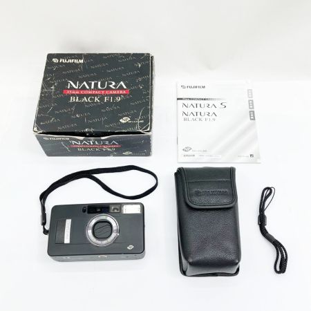  NATURA FUJIFILM フジフイルム ナチュラ フィルムカメラ ケース・箱付 4010311 BLACK F1.9