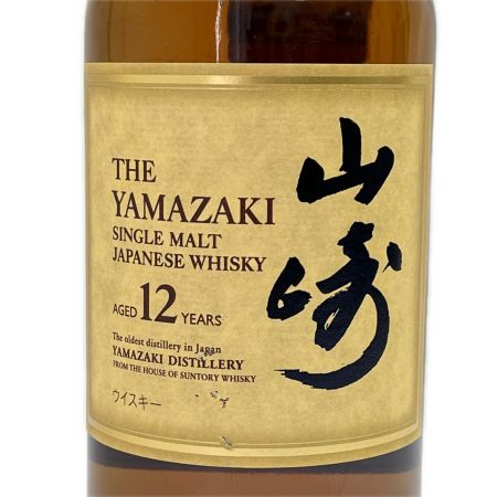 【北海道内限定発送】 山崎/サントリー 12年 シングルモルトウイスキー 山崎 12年 700ml 43％ 未開栓