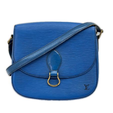  LOUIS VUITTON ルイヴィトン ショルダーバッグ エピ サン・クルー M52195 ブルー