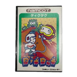 ◆◆ namcot ファミコン ソフト ディグタク ハードケース 取扱説明書付 Bランク