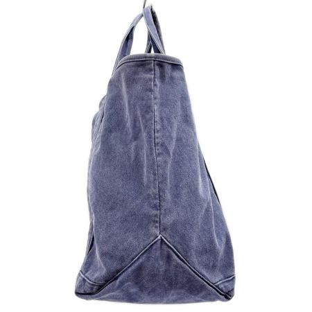  SLOW スロウ トートバッグ ハンドバッグ カバン 鞄 布袋付 ネイビー