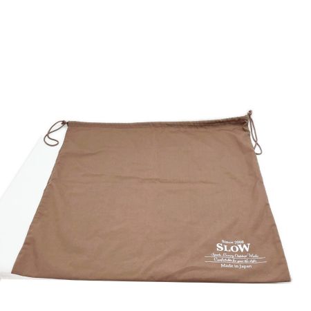  SLOW スロウ トートバッグ ハンドバッグ カバン 鞄 布袋付 ネイビー