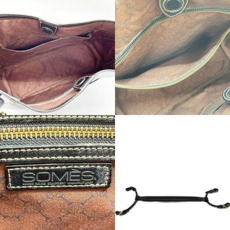  Somes Saddle ソメスサドル ショルダーバッグ 布袋付 レディース ブラック