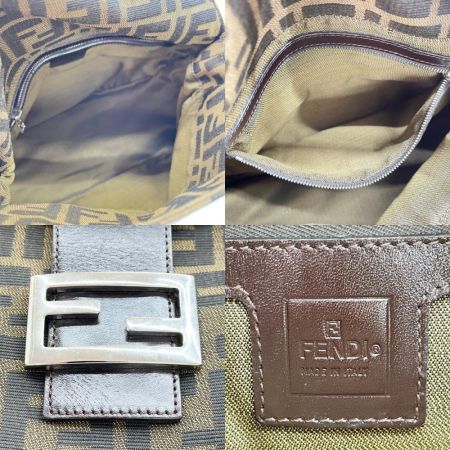  FENDI フェンディ ショルダーバッグ ズッカ レディース 222826426 ブラウン