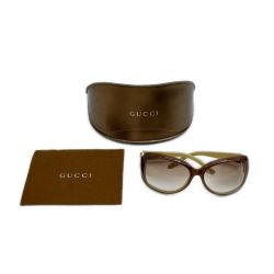◆◆ GUCCI グッチ サングラス ラインストーン ケース付 レディース GG3068/F/S ブラウン Bランク