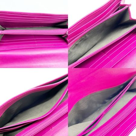  GUCCI グッチ 長財布 グッチシマ レディース 箱付 291099 ショッキングピンク