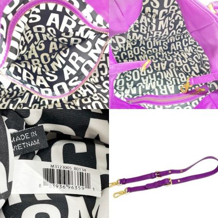  MARC BY MARC JACOBS マークバイマークジェイコブス 2WAYバッグ ハンドバッグ ショルダーバッグ 布袋付 レディース パープル