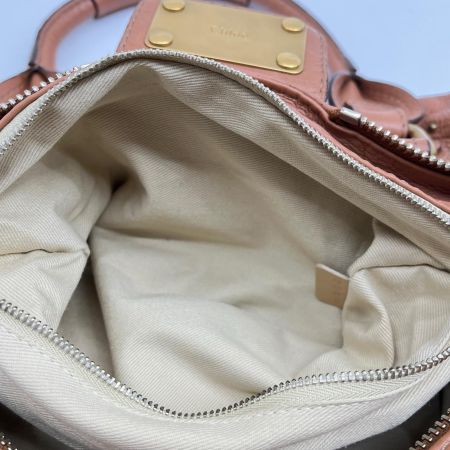  Chloe クロエ ハンドバッグ パディントン スレ・内部ヨゴレ 02 07 51 5366 ブラウン