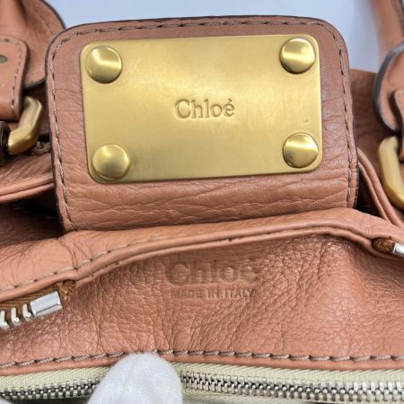 Chloe クロエ ハンドバッグ パディントン スレ・内部ヨゴレ 02 07 51 5366 ブラウン