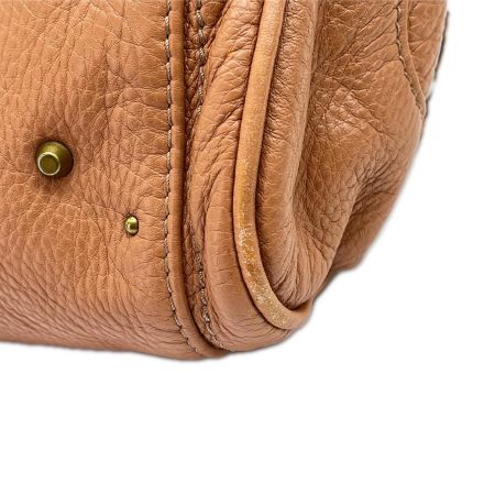  Chloe クロエ ハンドバッグ パディントン スレ・内部ヨゴレ 02 07 51 5366 ブラウン