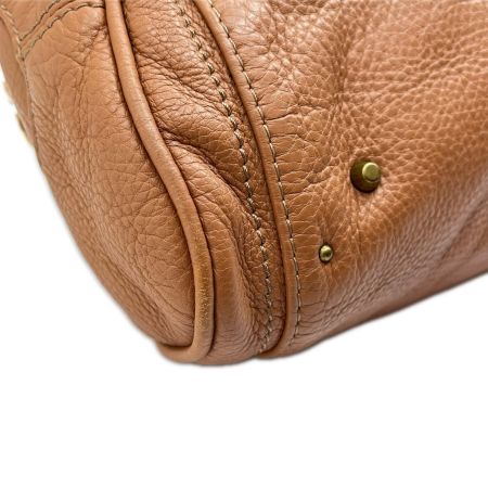  Chloe クロエ ハンドバッグ パディントン スレ・内部ヨゴレ 02 07 51 5366 ブラウン