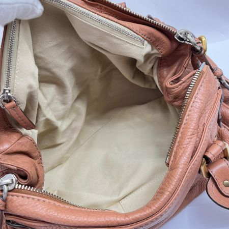  Chloe クロエ ハンドバッグ パディントン スレ・内部ヨゴレ 02 07 51 5366 ブラウン