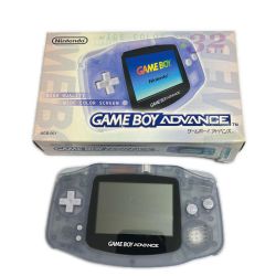 ◆◆ Nintendo ニンテンドウ ゲームボーイアドバンス 本体 箱ダメージ有 ミルキーブルー Bランク