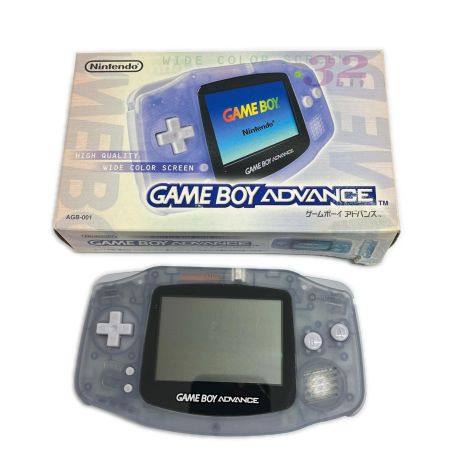  Nintendo ニンテンドウ ゲームボーイアドバンス 本体 箱ダメージ有 ミルキーブルー