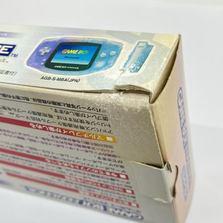 Nintendo ニンテンドウ ゲームボーイアドバンス 本体 箱ダメージ有 ミルキーブルー