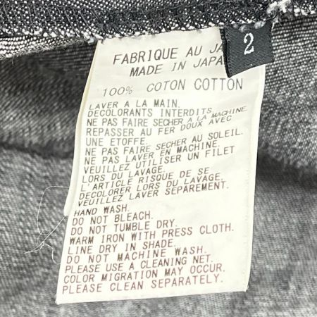  Yohji yamamoto(Y's) ヨージヤマモト(ワイズ) パンツ size2 ウエストにヨレ有 レディース ブラック