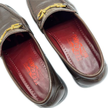  Salvatore Ferragamo サルヴァトーレフェラガモ ローファー ガンチーニビット 23.5cm 5ハーフ SN18917 ブラウン
