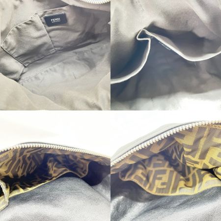  FENDI フェンディ セミショルダーバッグ 布袋・ギャランティ付 ハガレ有 レディース ブラック