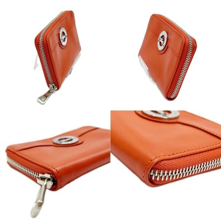  Longchamp ロンシャン 財布 コインケース カード ウォレット 箱付 オレンジ