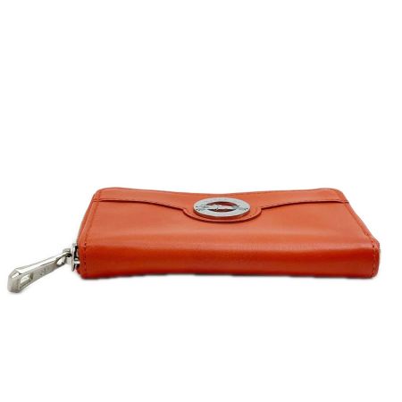  Longchamp ロンシャン 財布 コインケース カード ウォレット 箱付 オレンジ
