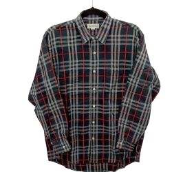 Burberrys バーバリーズ シャツ WP752-012-28 ネイビー x チェック Bランク