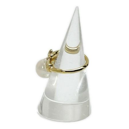  Chloe クロエ パール1粒リング 指輪 11号 レディース アクセサリー 箱・布袋付