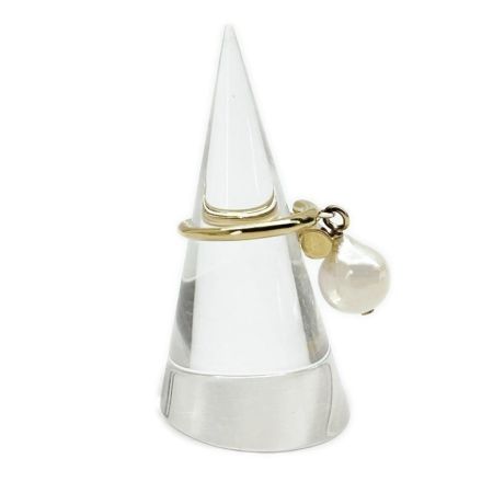  Chloe クロエ パール1粒リング 指輪 11号 レディース アクセサリー 箱・布袋付