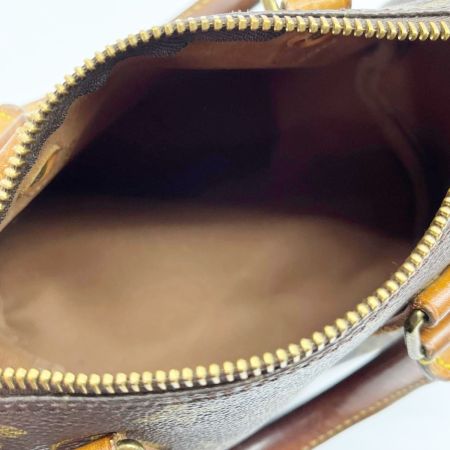  LOUIS VUITTON ルイヴィトン ハンドバッグ ミニスピーディー モノグラム ジップ持ち手千切れアリ M41534 ブラウン