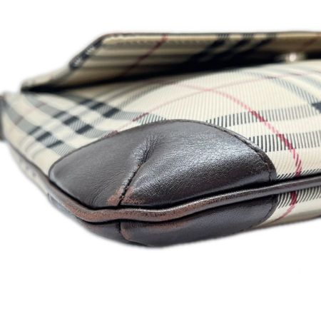  BURBERRY バーバリー ショルダーバッグ ノバチェック レディース ベージュ