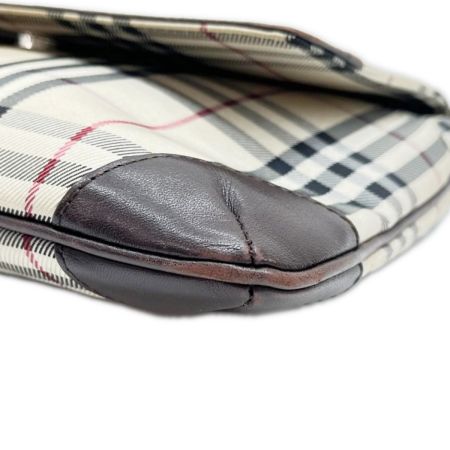  BURBERRY バーバリー ショルダーバッグ ノバチェック レディース ベージュ