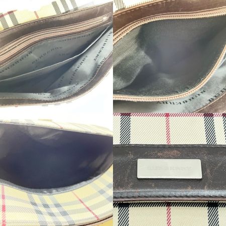  BURBERRY バーバリー ショルダーバッグ ノバチェック レディース ベージュ