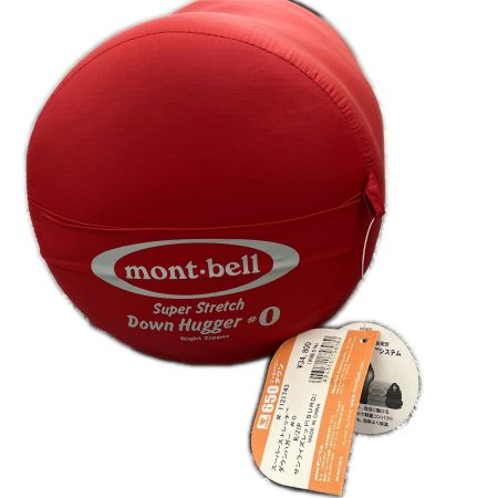  mont･bell モンベル シュラフ スーパーストレッチダウンハガー#0 ＃1121743 レッド