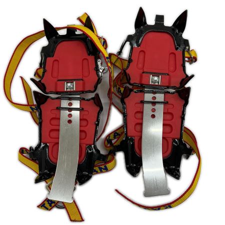  KAJITAX JAPAN カジタックス アイゼン 8本爪 ブラック×レッド