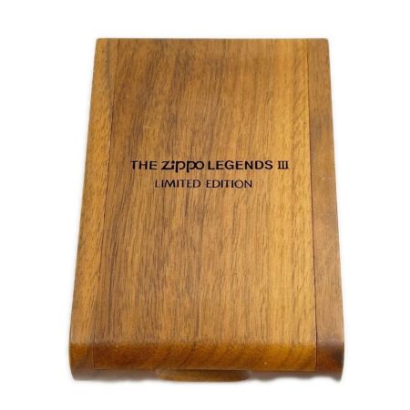  ZIPPO ジッポー ライター ZIPPO LEGENDS Ⅲ LIMITED EDITION 木箱付